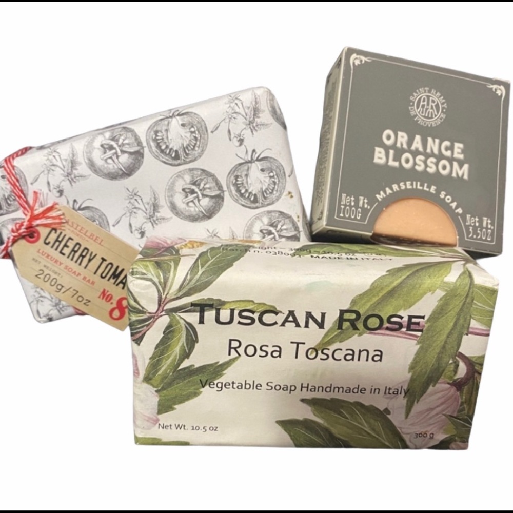 3 pack garden variety European made soaps